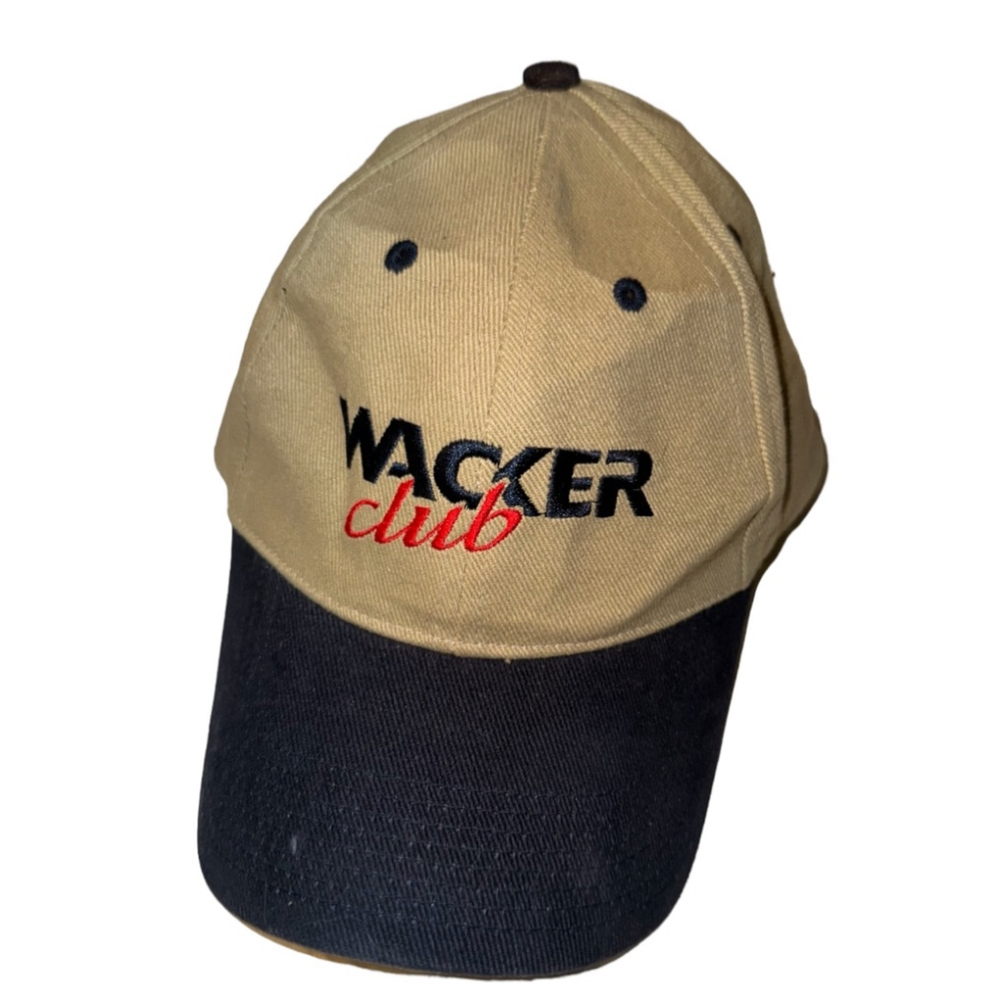 Wacker Neuson Hat Tan and Dark Blue Adjustable Baseball Cap